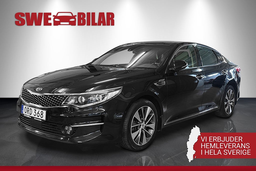 Kia Optima 1.7 Launch Edition Skinn PANO Navi B-Kam FULLSERVAD
