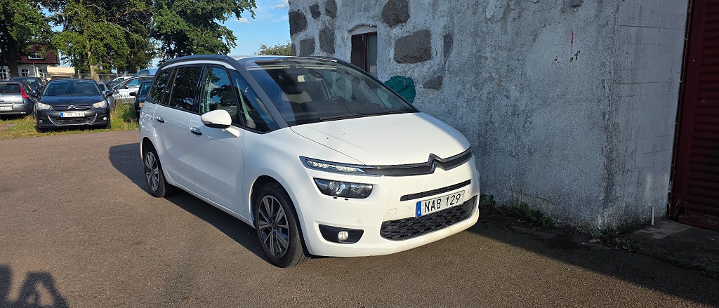 Citroën Grand C4 Picasso 1.6 BlueHDi EAT Euro 6 7-sits, Svensksåld, GPS Kamera, 