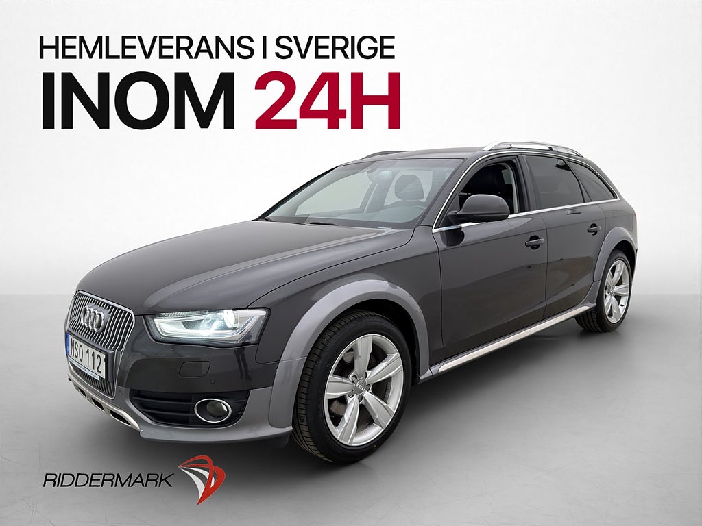 Audi A4 Allroad 2.0 TDI Q 190hk M-Värm Drag Skinn/Alcantara