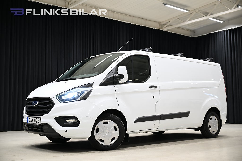 Ford transit Custom 130HK L2 Automat|Inredd|Drag|Värmare|Backkamera