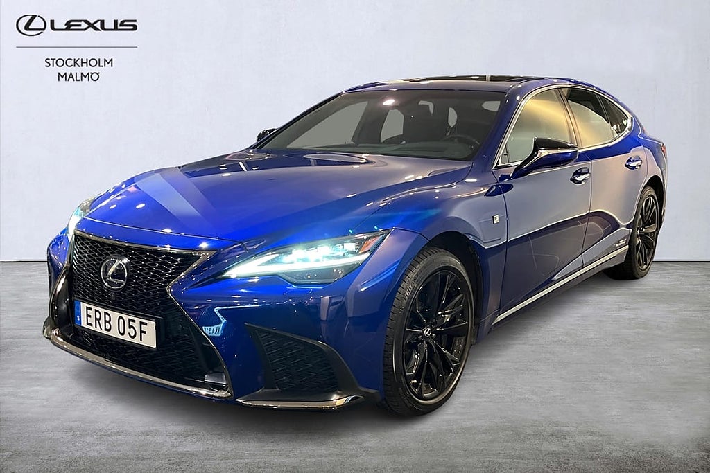 Lexus LS 500h AWD F-Sport 3.5 V6 358hk 360° HUD Keyless
