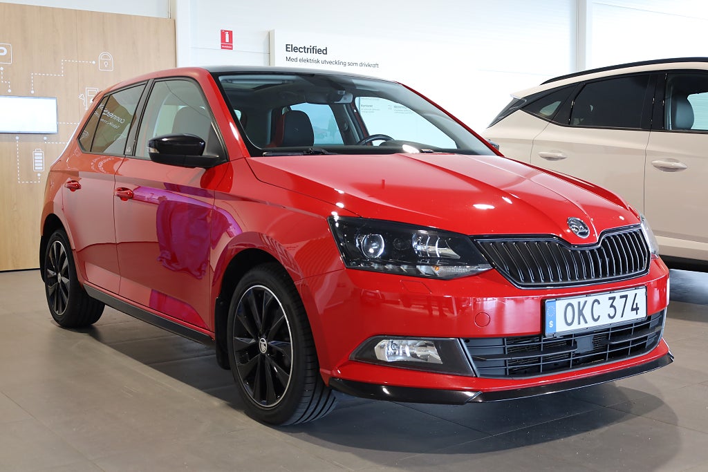 Skoda Fabia 1.2 TSI Monte Carlo Panorama PDC CarPlay Blåtand 2017