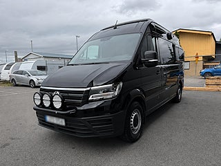 Husbil-halvintegrerad Volkswagen Crafter 177HK AUT (5 bältad) Pop-up tak & soffa/dubbelsäng bak 19 av 21