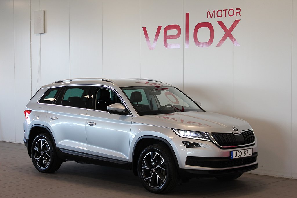 Skoda Kodiaq 2.0 TDI 4x4 Business 7-sits Nav cockpit Drag