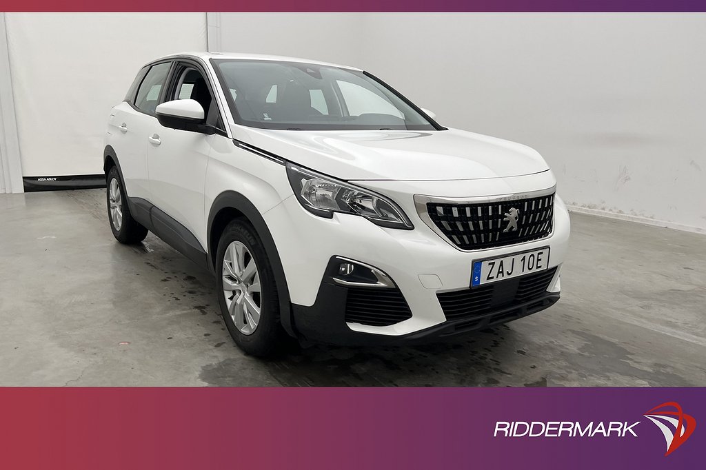 Peugeot 3008 PureTech 130hk Active Sensorer CarPlay 1-bruk