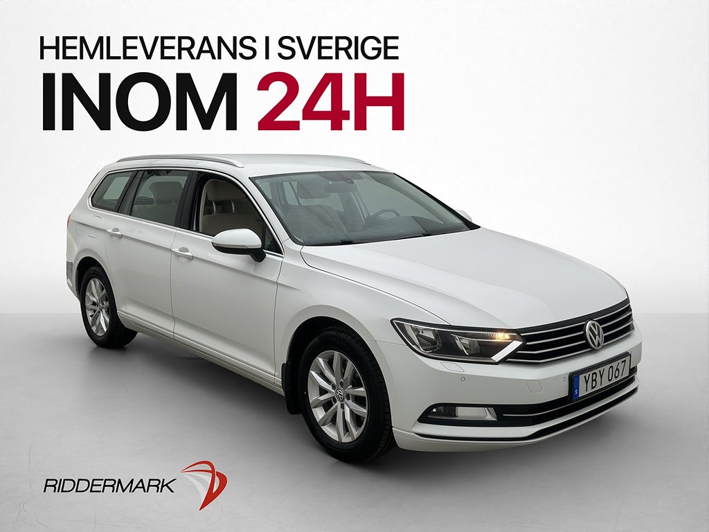 Volkswagen Passat 2.0 TDI 150hk Kamera CarPlay Dragkrok
