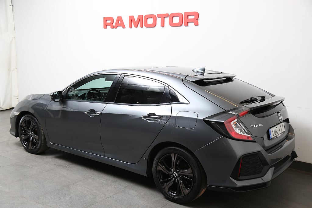 Honda Civic 1,5 i-VTEC Turbo 182hk Prestige Aut Glastak Skinn Motorv 2017