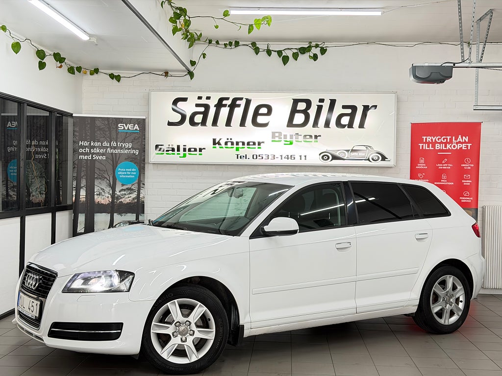 Audi A3 Sportback 1.6 TDI Base|K-Rem Bytt|Full Servad|Euro 5