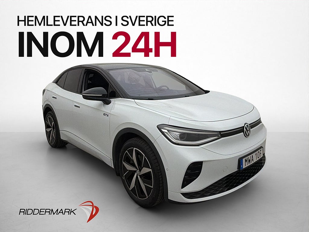 Volkswagen ID.5 GTX GTX MOMS Dragkrok 360° CarPlay Adaptiv-Fart