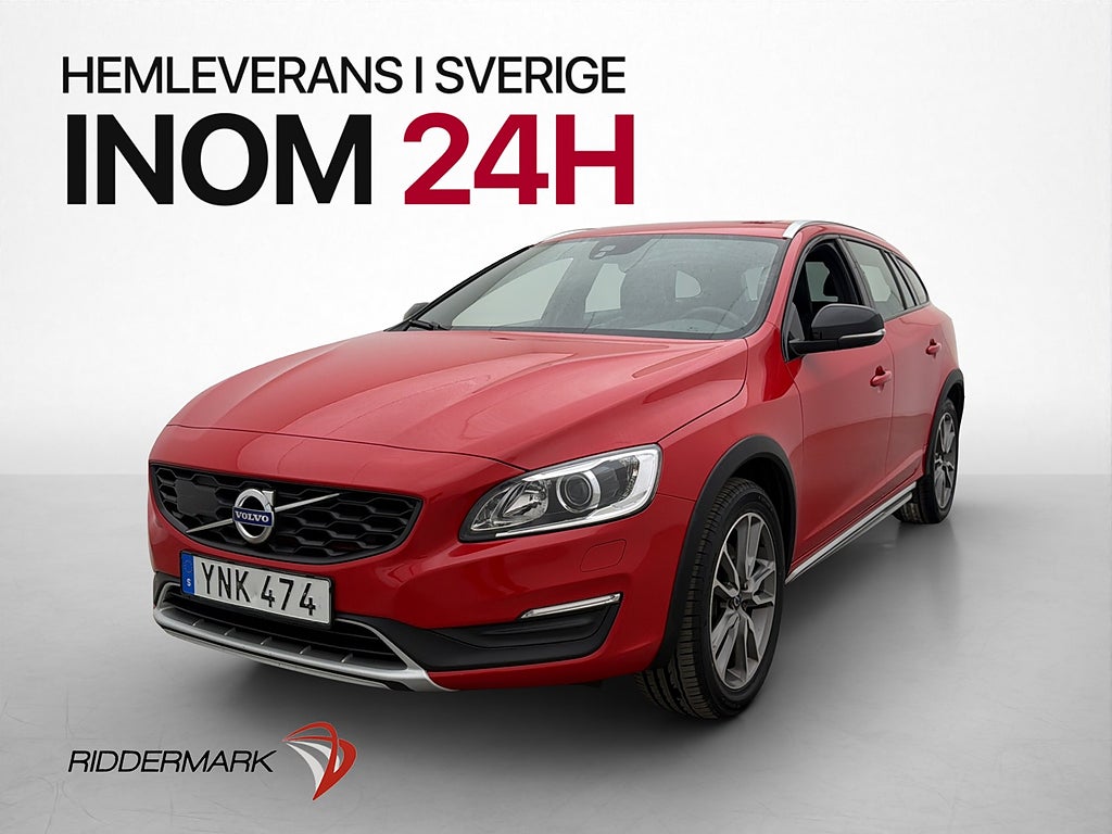 Volvo V60 Cross Country D4 AWD Classic Värmare Drag Skinn