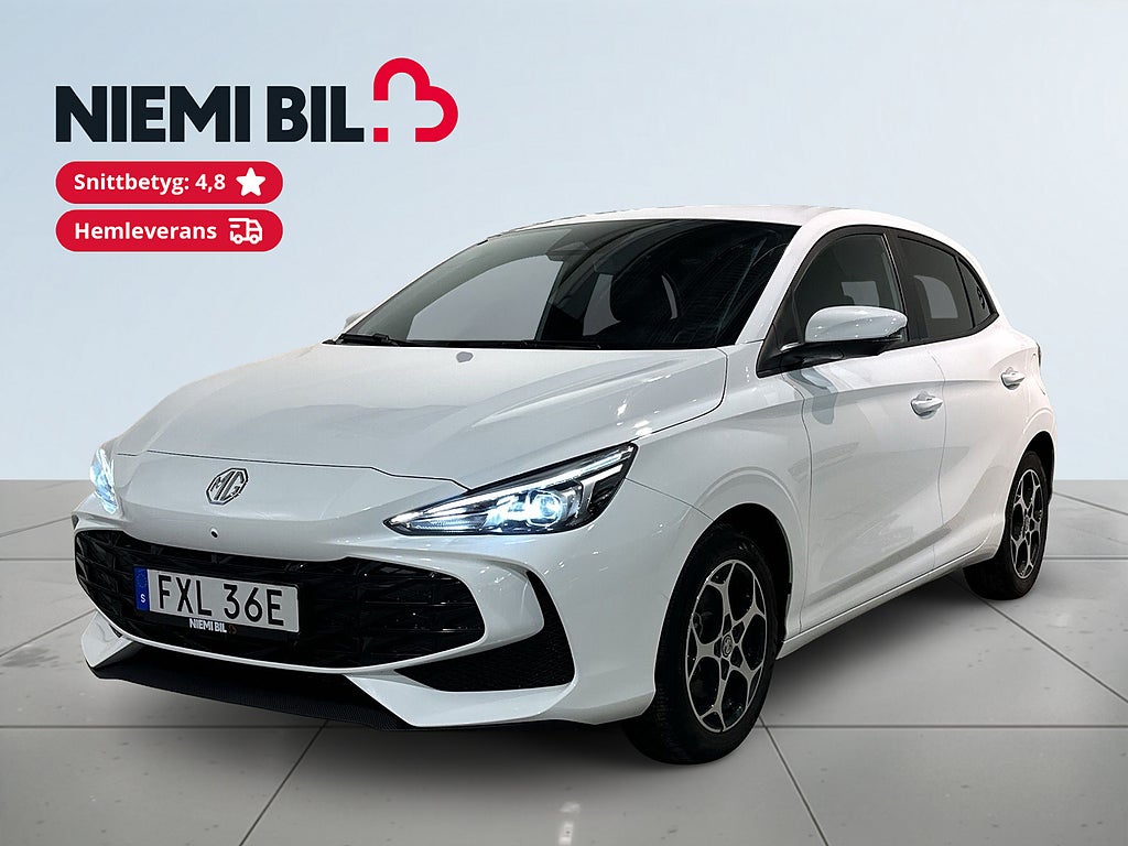 MG 3 Hybrid+ Luxury Carplay 360° GPS Pvärm S/V-hjul MOMS