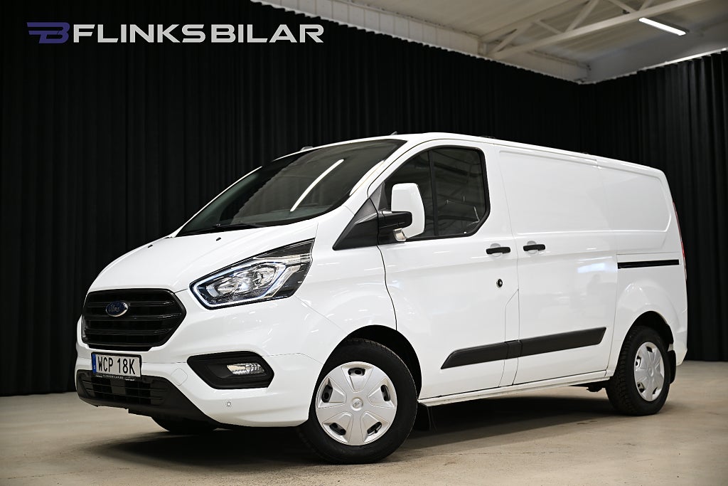 Ford transit Custom 130HK Dubbeldörr|Inredd|Drag|Värmare|Nykamrem