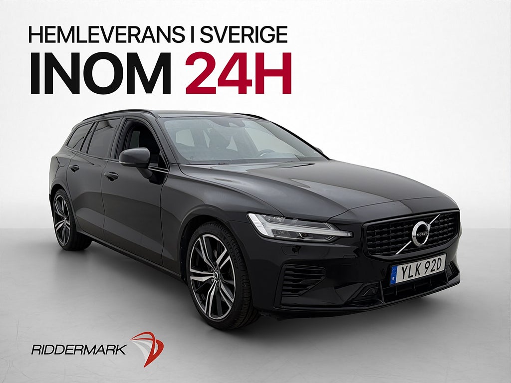 Volvo V60 Recharge T6 AWD R-Design VOC Värmare Kamera Navi