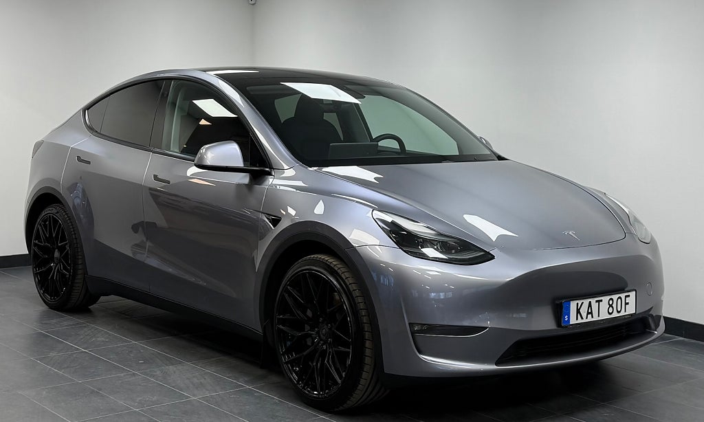 Tesla Model Y Long Range AWD Quicksilver 1-ägare Autopilot 3 514hk