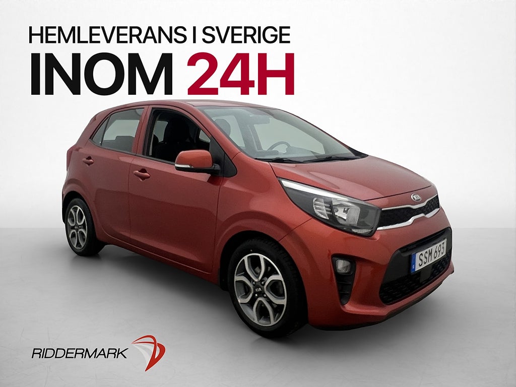 Kia Picanto 1.25 MPI 84hk Advance Kamera CarPlay Rattvärme