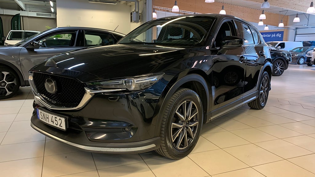 Mazda CX-5 2,2DE, AWD, Optimum, Svart skinn, Parkeringsvärmare