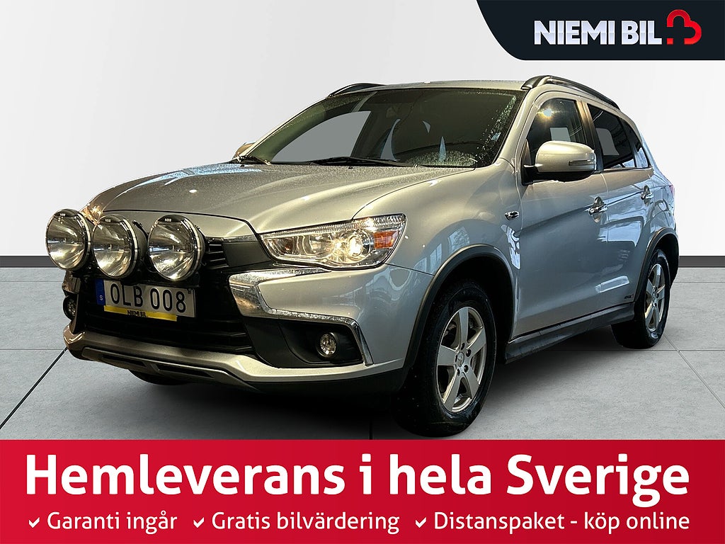 Mitsubishi ASX 2.2 Di-D 4WD MoK/Extraljus/Dragkrok/Psens/Backkamera