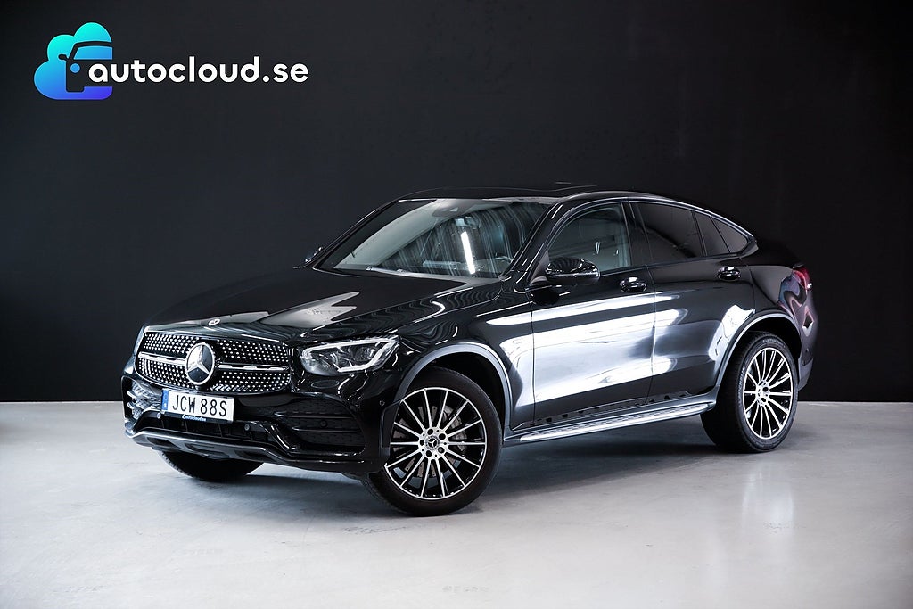 Mercedes-Benz GLC 300 e Coupé AMG Burmester 360 Kamera Värmare