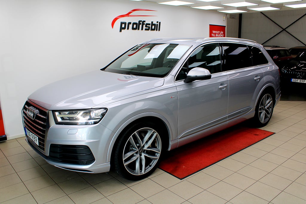 Audi Q7  3.0 TDI V6 Quattro TipTronic S-line 7-Sits Drag