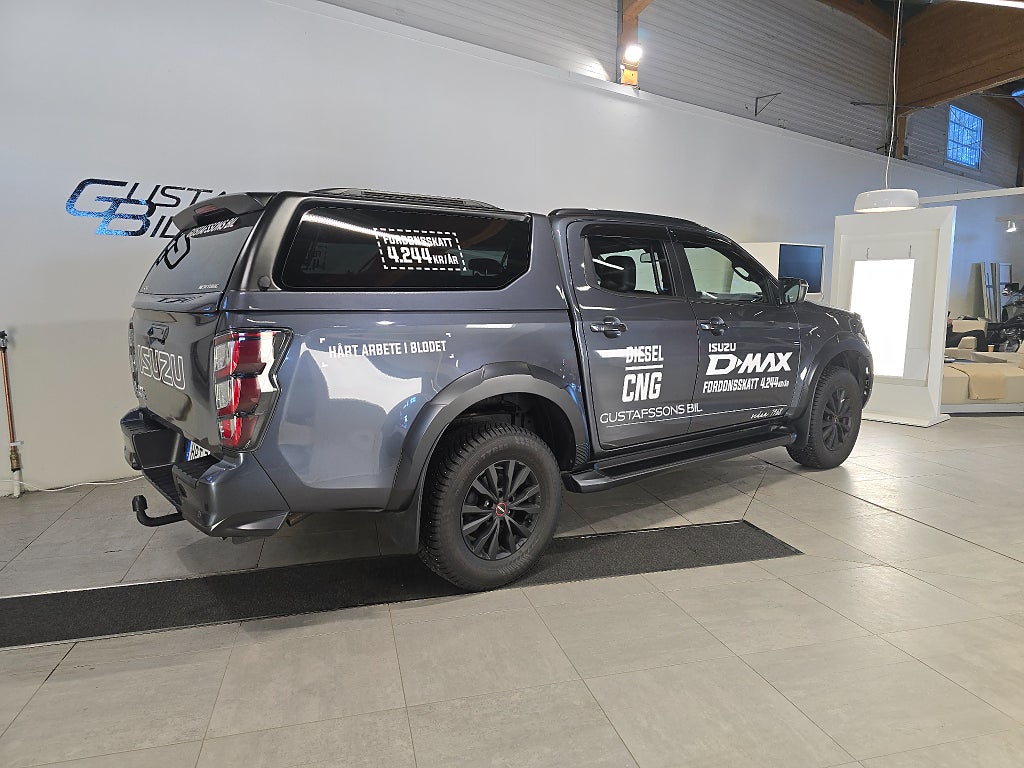 Isuzu D-Max XRX Crew Cab 1.9 CNG 4WD V-Hjul D-Värm Drag