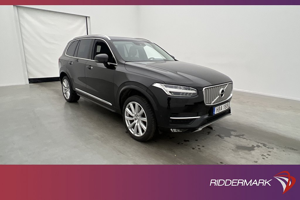 Volvo XC90 D5 AWD Inscription 7-Sits VOC Pano Kamera Drag