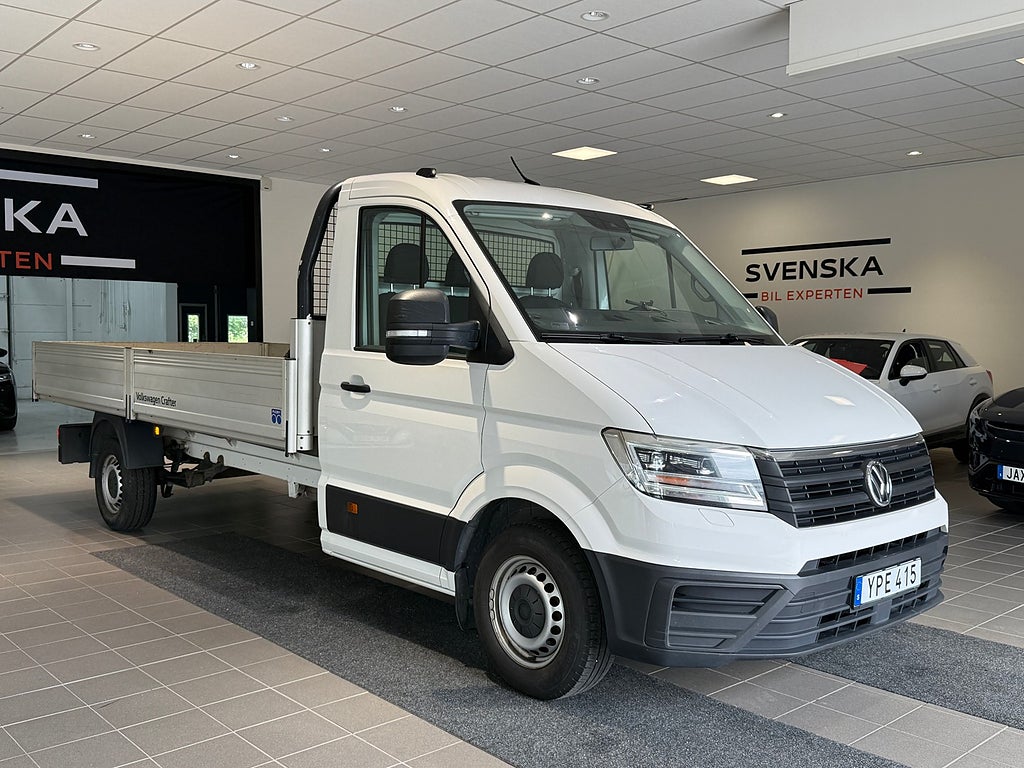 Volkswagen crafter 35 2.0 TDI 177hk Långt Flak/Chassi 4,3m/Värmare/Automat