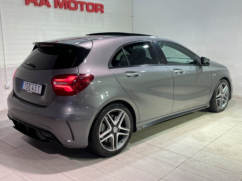 Mercedes-Benz AMG A45 4MATIC AMG | Kamera | 381hk | Downpipe 2016