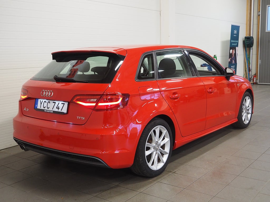 Audi A3 Sportback 1.4 TFSI 125 hk Aut S-Line |PDC|Bluetooth| 2016