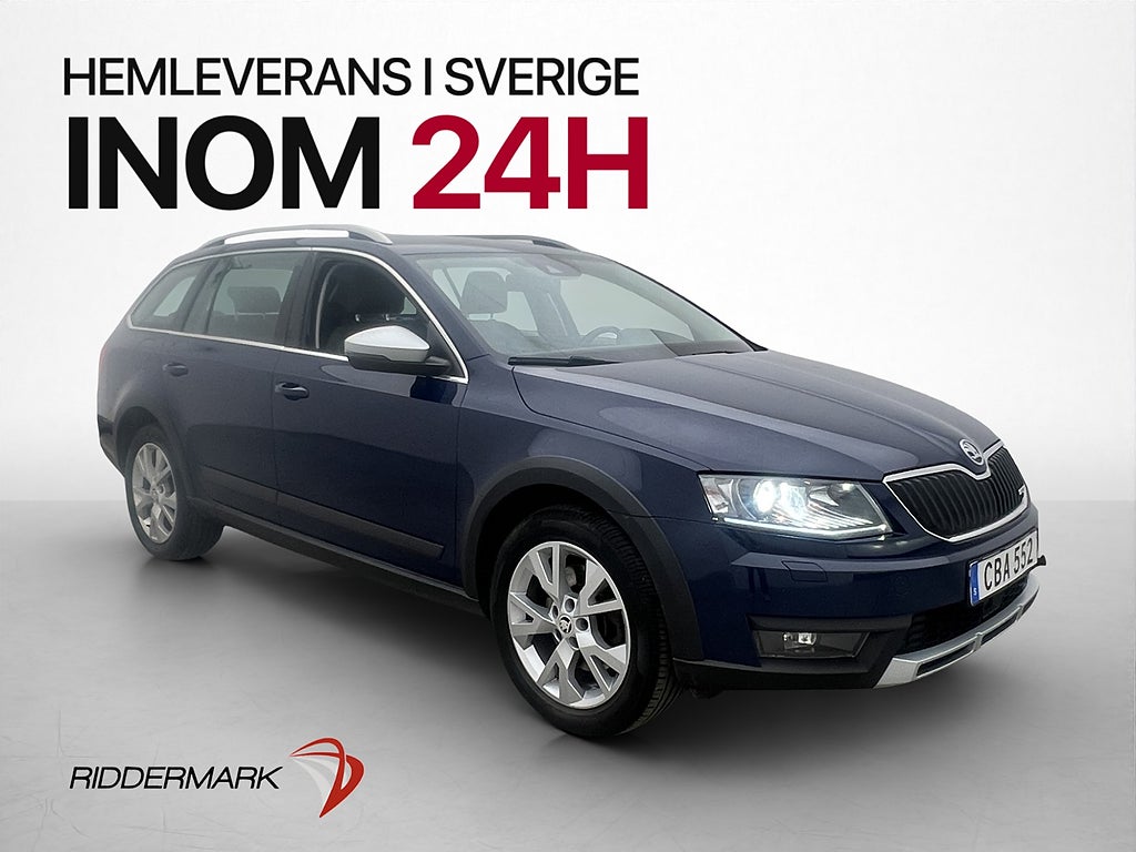 Skoda Octavia Scout 2.0 TDI 184hk 4x4 Businessline Värm Drag