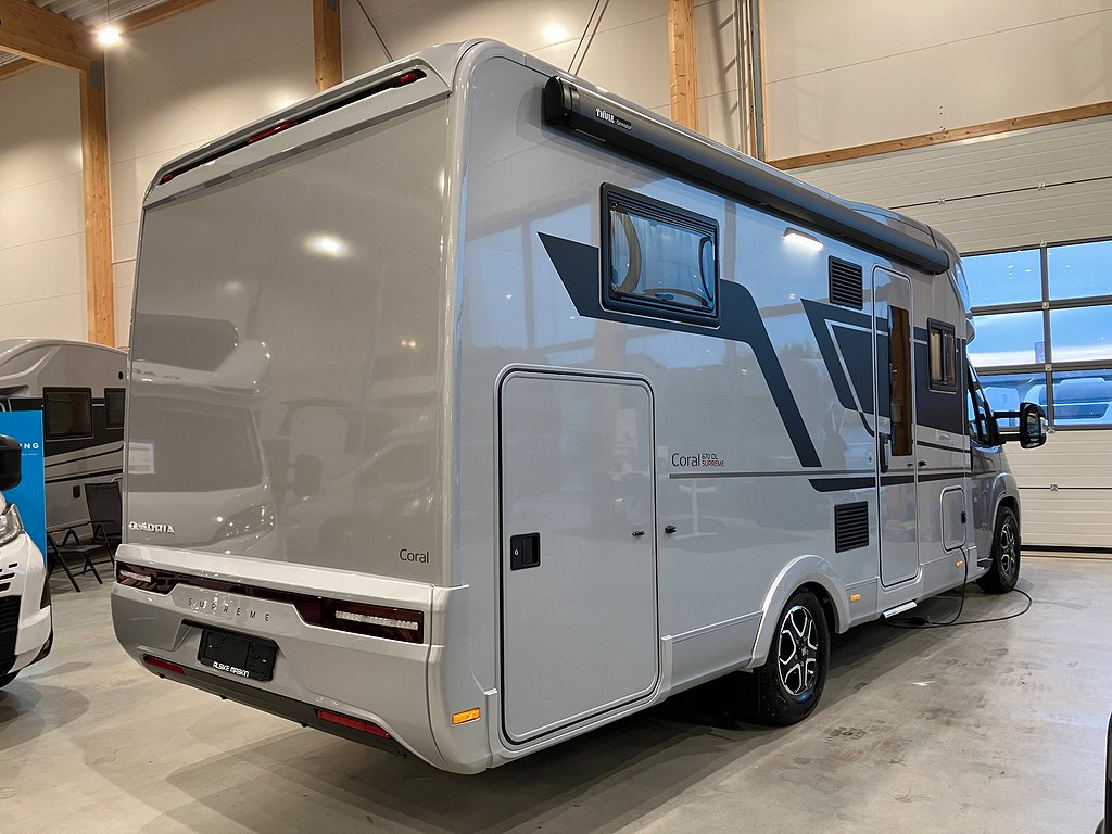 Adria Coral 670 DL Supreme / Långbäddar / Automat / 180hk / - Adria