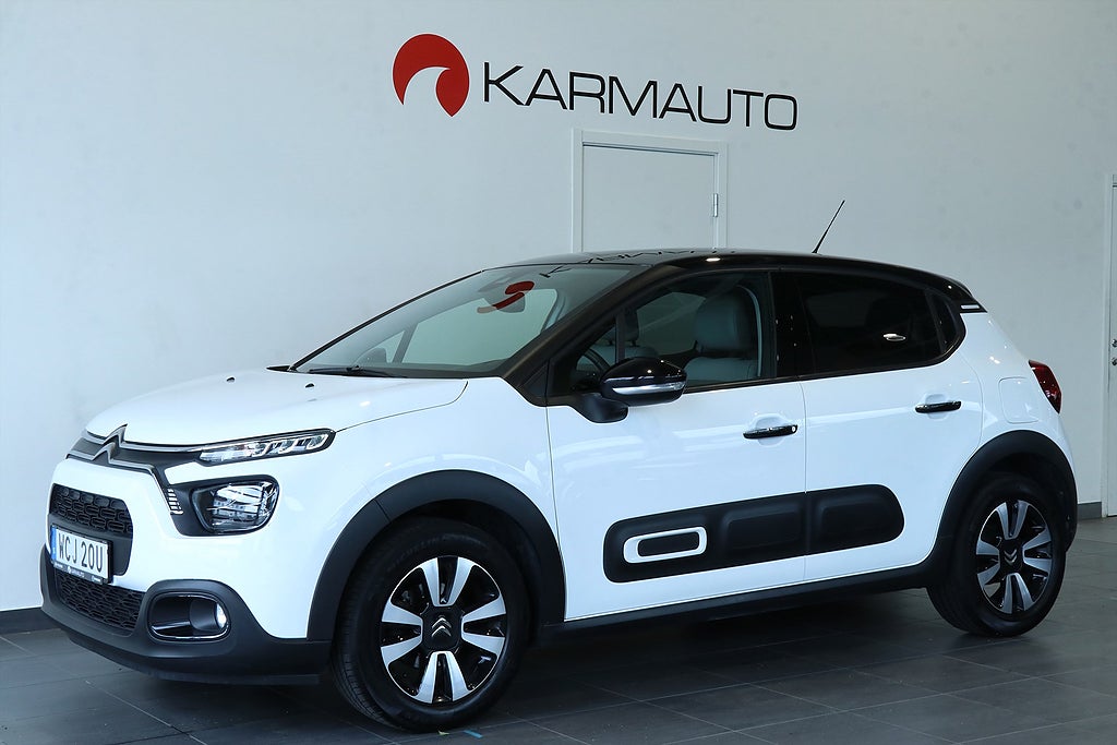 Citroën C3 Shine 1.2 PureTech Manuell 83hk Backkamera CarPlay