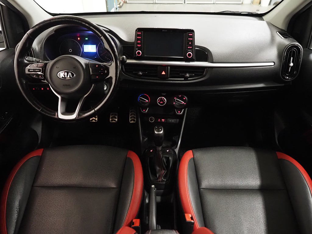 Kia Picanto 1.0 T-GDI 100hk GT-Line Kamera Skinn Rattvärme 2019