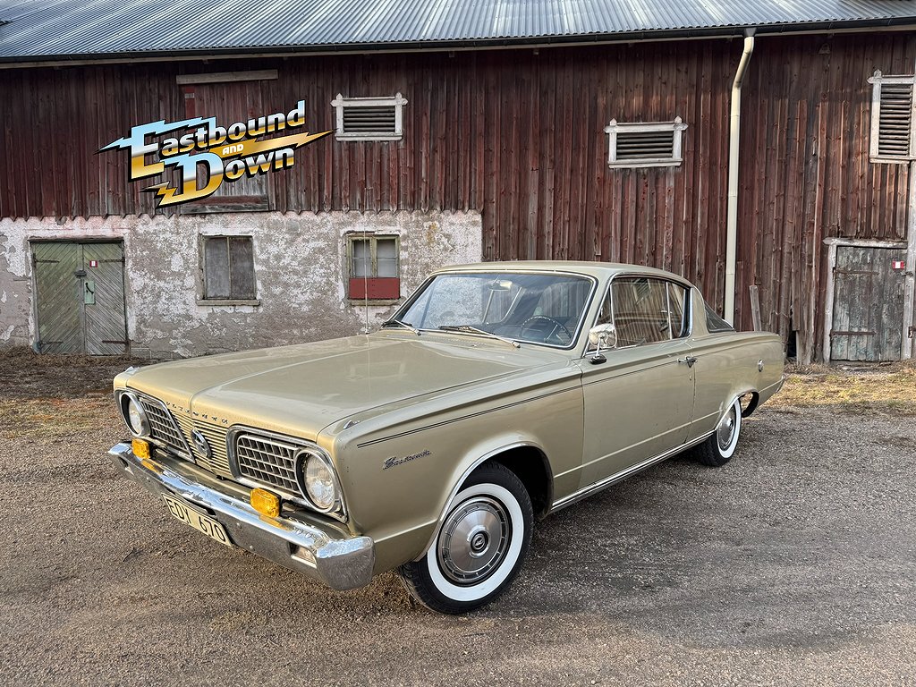 Plymouth Barracuda Hardtop 4.5 V8 TorqueFlite, 182hk, 1966