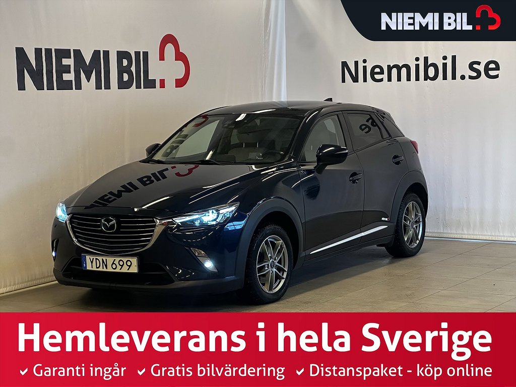 Mazda CX-3 2.0 Optimum Kamera/MoK-Värm/Adaptiv Fart/BOSE/SoV