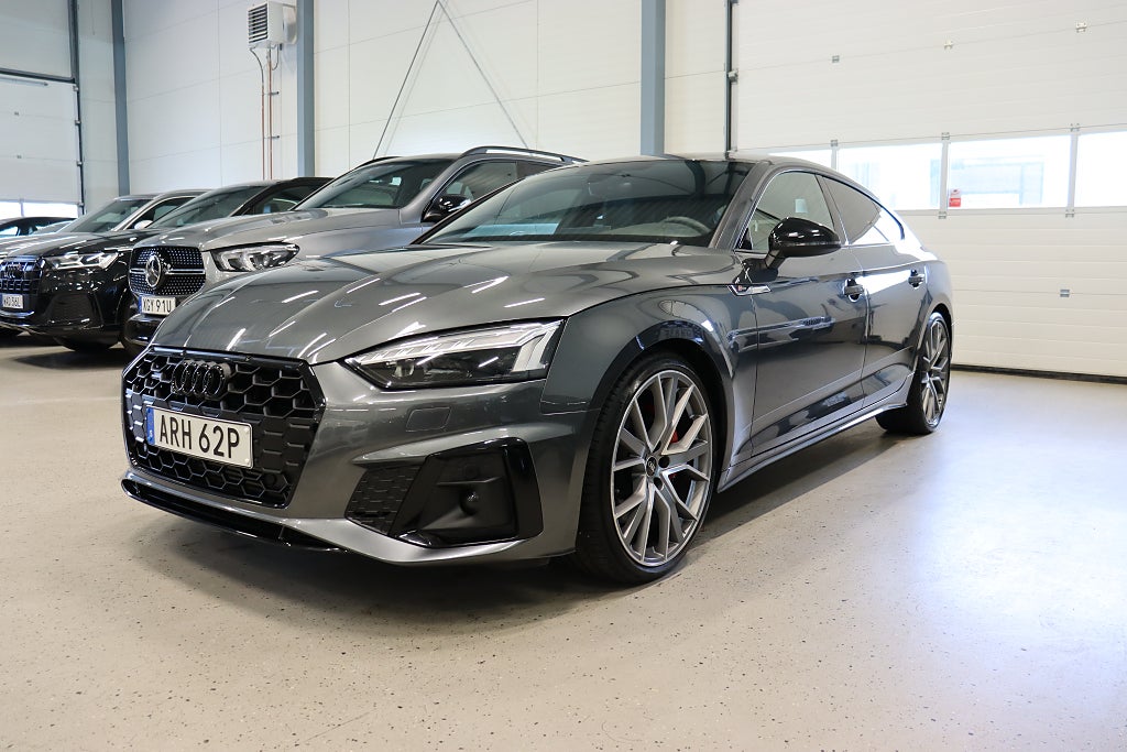 Audi A5 Sportback quattro S-Line Drag Läder B-Värm B&O 265hk