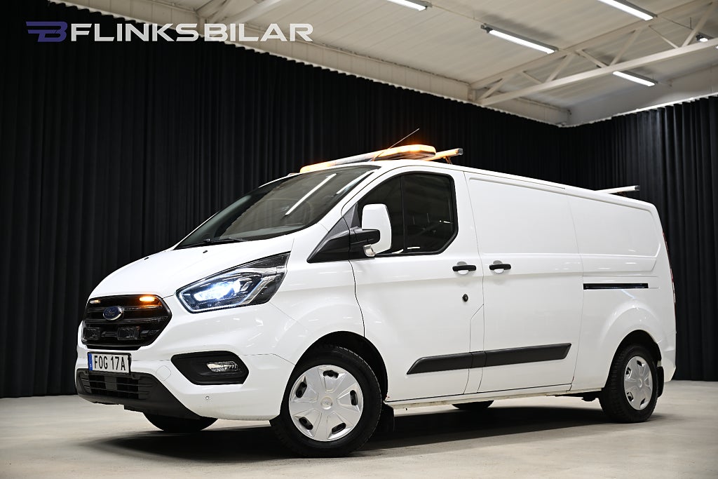 Ford transit Custom 130HK L2|Automat|Servicebil|Dubbeldörr|Inredning