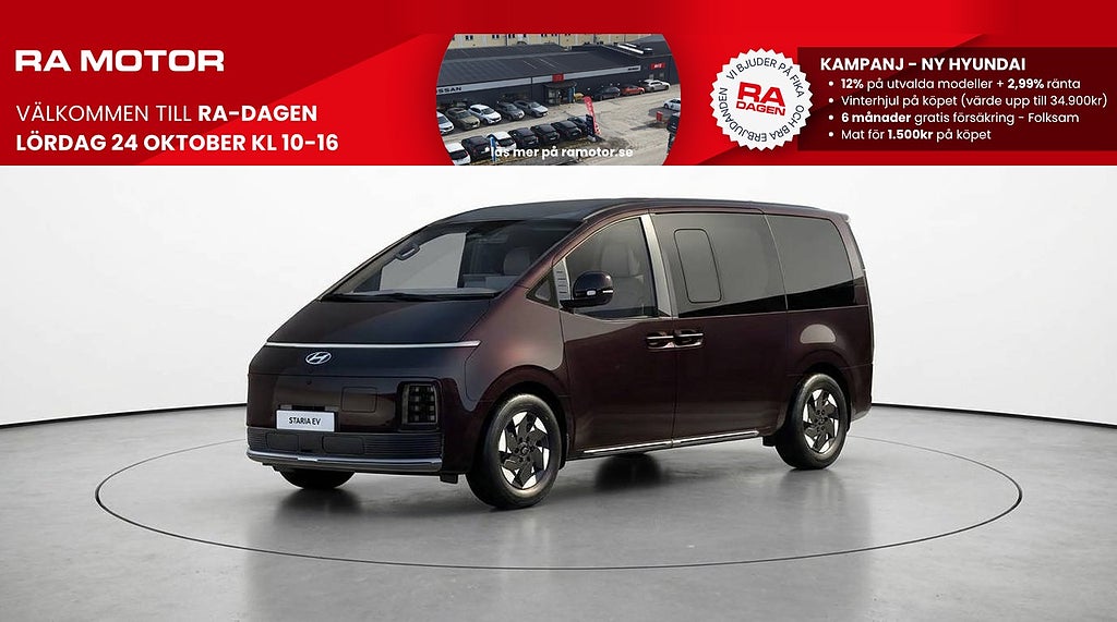 Hyundai Staria CALLIGRAPHY 7-sits |  84kwh | Sverigepremiär! 2027