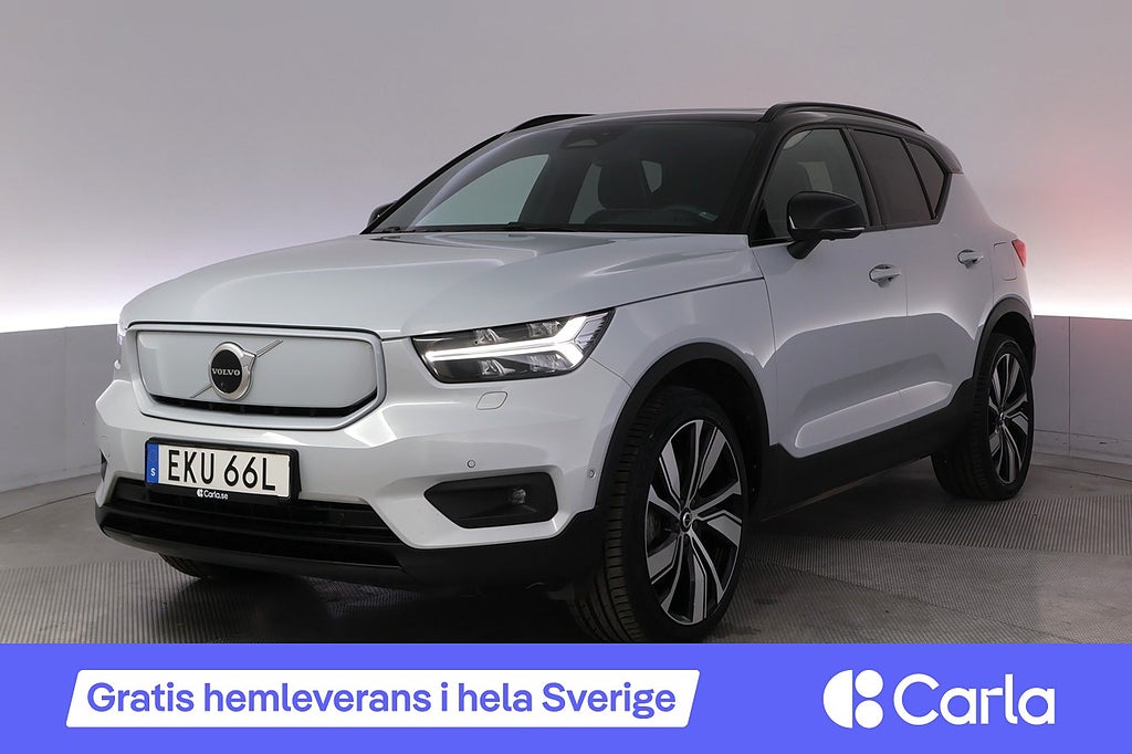 Volvo XC40 P8 AWD Recharge Pro Pano 360 HK Elstol Drag