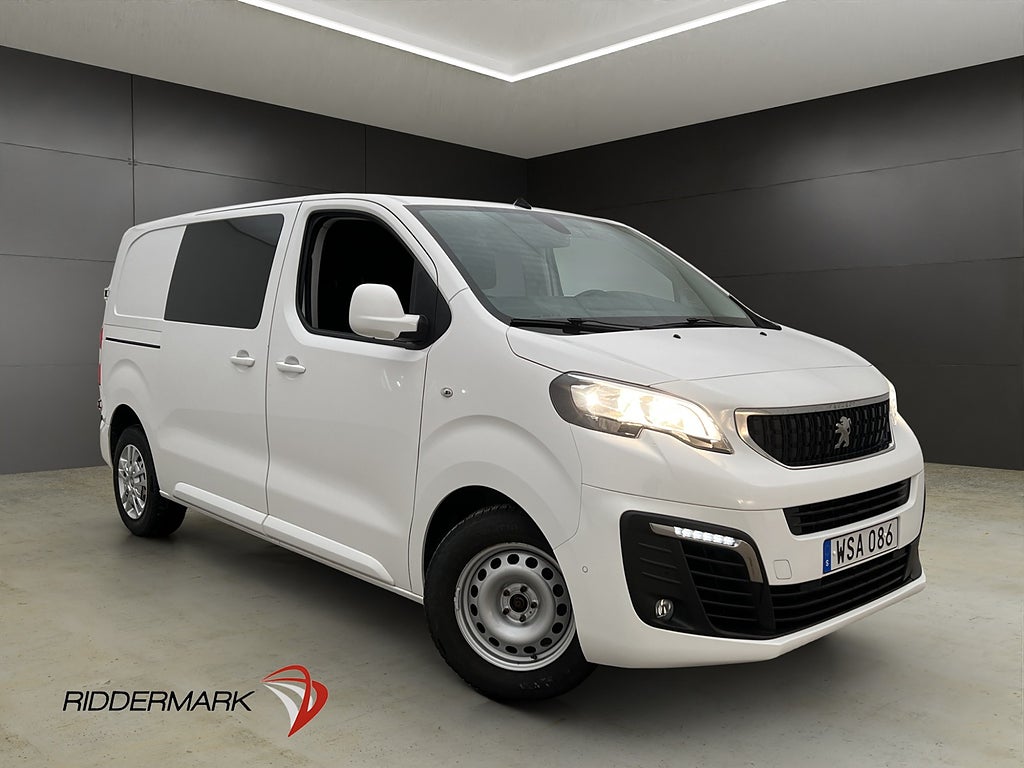 Peugeot Expert CrewVan L2 Ny-Kamrem Värm Drag CARPLAY Moms