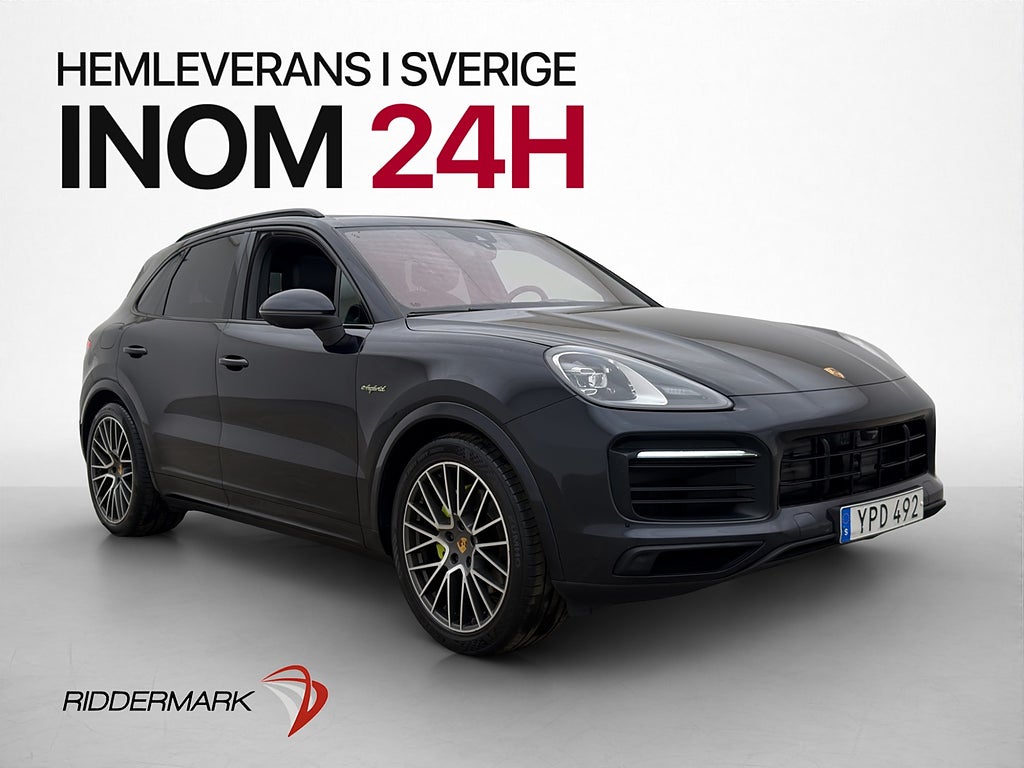 Porsche Cayenne E-Hybrid 462hk Crono+PASM Pano BOSE Värmare