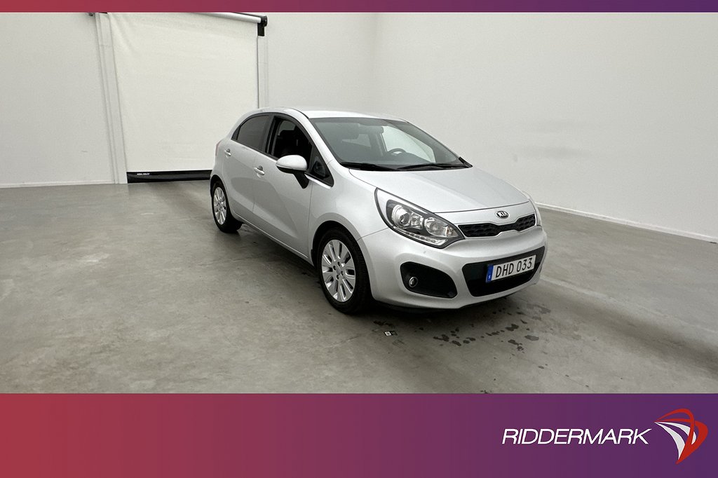 Kia Rio 1.4 CVVT 109hk Advance P-Sensorer Rattvärme Lågamil