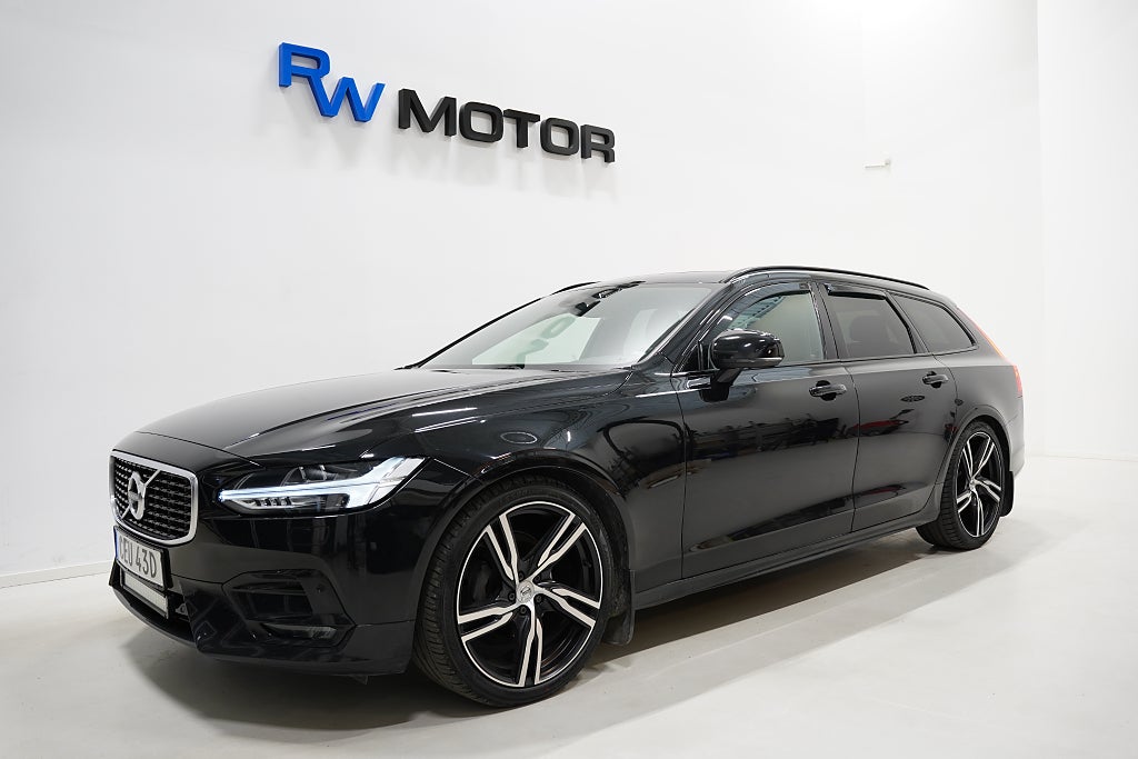Volvo V90 D4 AWD Polestar 200hk H/K HUD Pano VOC 360° Kamrem Bytt