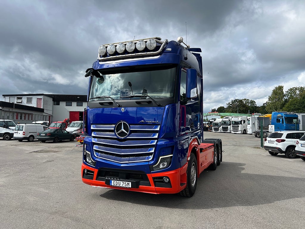 Mercedes-Benz Actros 3353 LS 6x4 Dragbil, Hydraulik, Euro 6