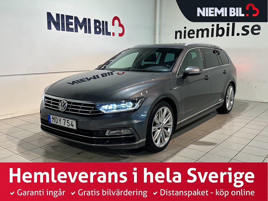 Volkswagen Passat Sportscombi 240hk AWD R Line Dvärm Kamera