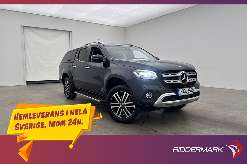 Mercedes-Benz X 250d 4MATIC Drag Skinn 360° Farthållare Kåpa