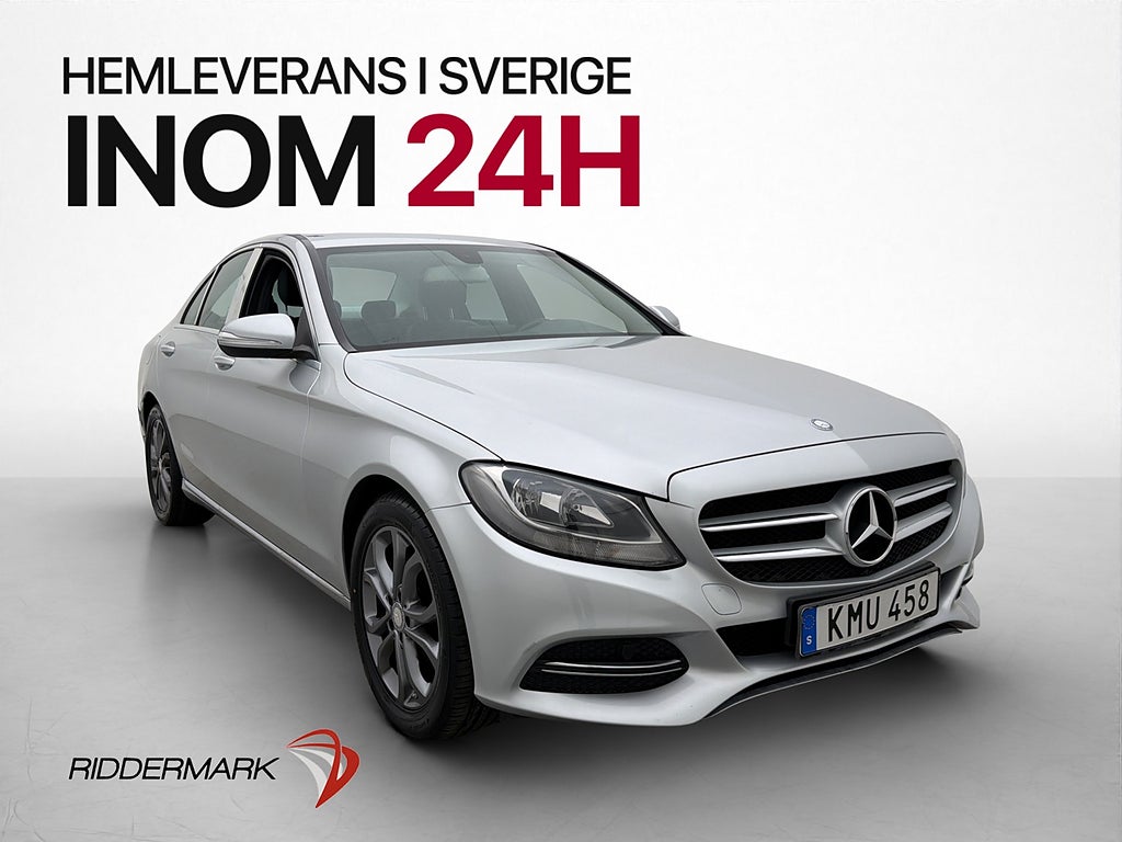 Mercedes-Benz C 180 Manuell 156hk Avantgarde Farthållare BT