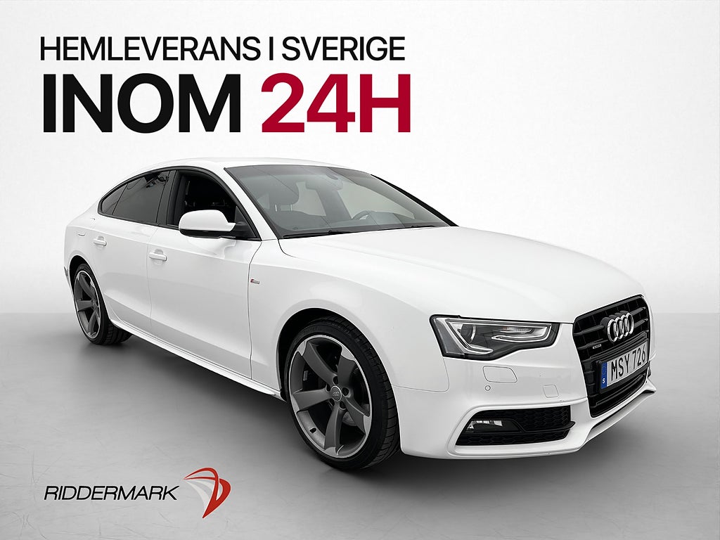 Audi A5 2.0 TFSI 225hk S-Line Läder Navi Drag