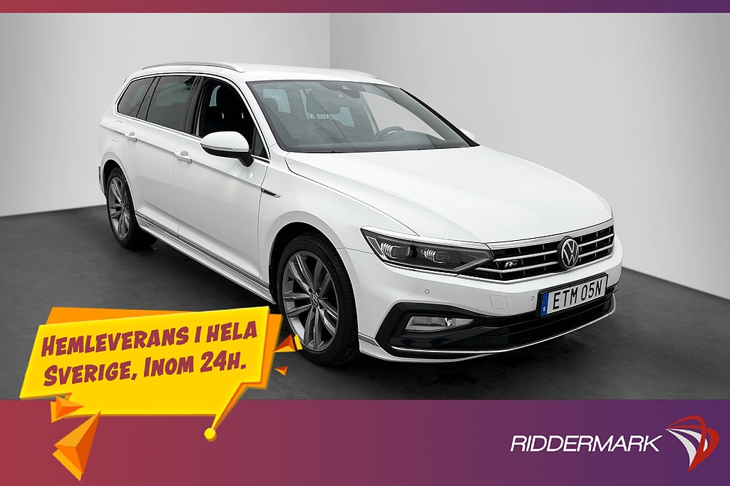 Volkswagen Passat 2.0 TDI 4M R-Line Värmare Cockpit H/K Drag