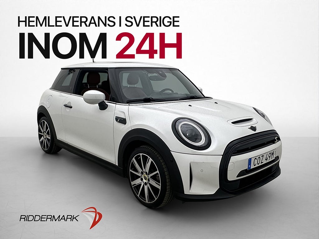 MINI Cooper SE Värmepump Pano H/K Kamera Navi Skinn HUD MOMS