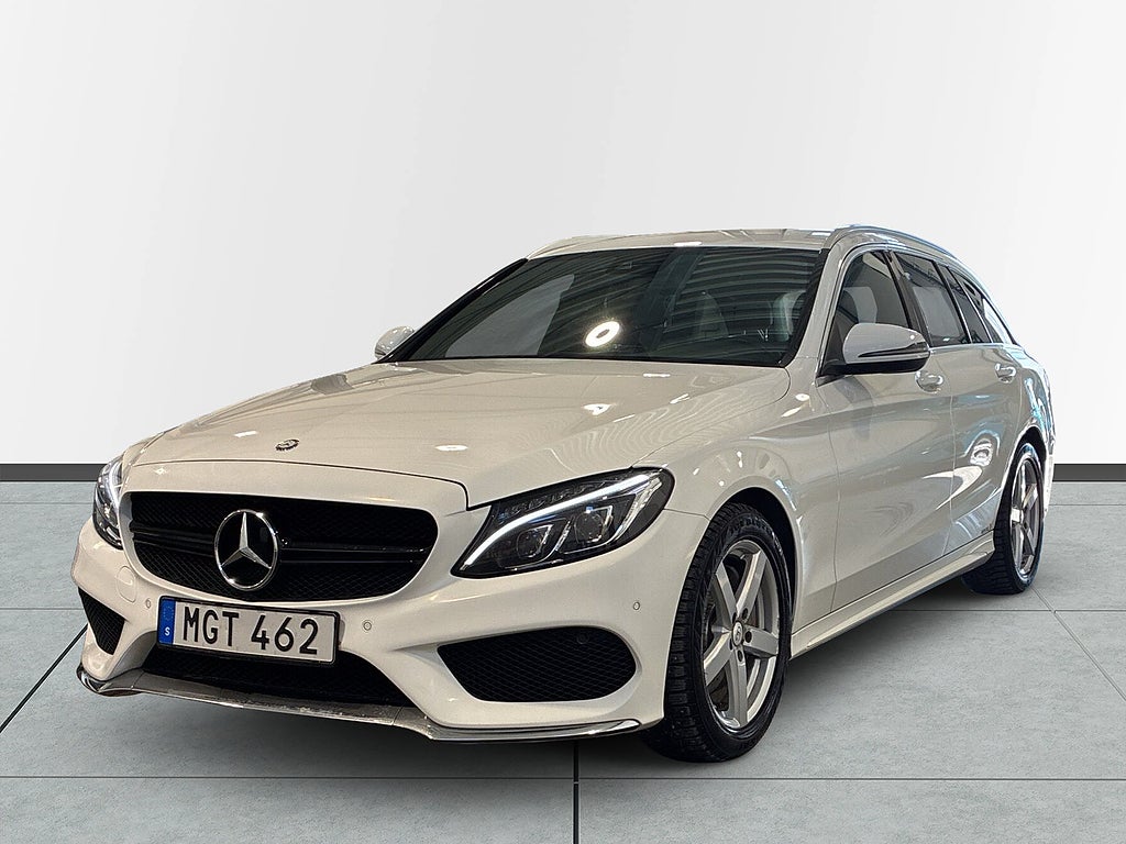 Mercedes-Benz C 220 T d 4MATIC AMG Drag Värmare Kamera Skinn Navi S&V